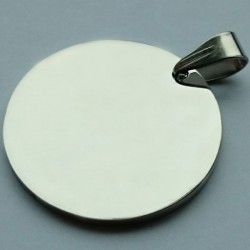 پلاک دایره ای شکل فولاد ضد زنگ