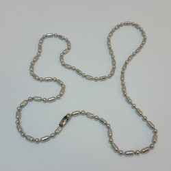 Stainless steel Military Dog Tag Chain type2